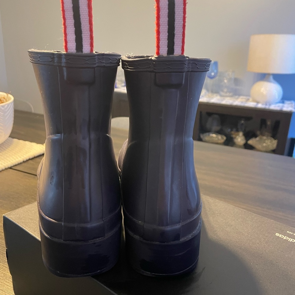 Hunter Dark Blue Waterproof Boots - Picture 2 of 4